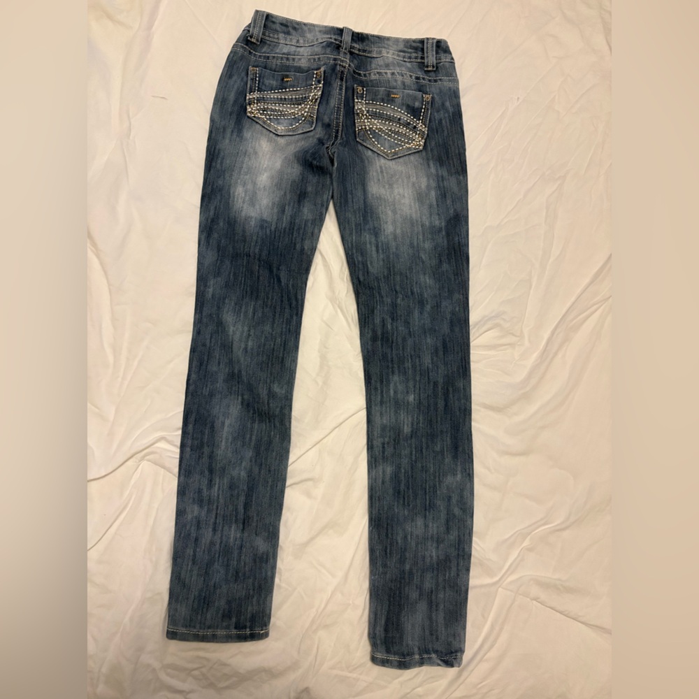 BONGO Blue Straight Leg Jeans